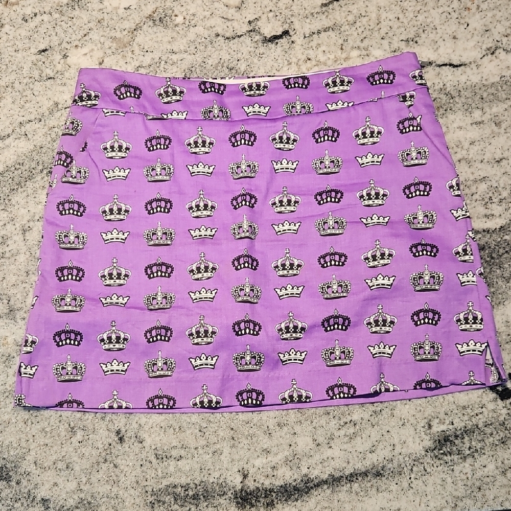 Purple Golf Skorts for Casual Resort Wear